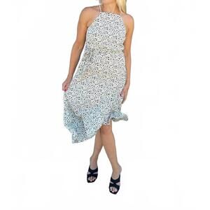 NEW THML spotted print dress in cream